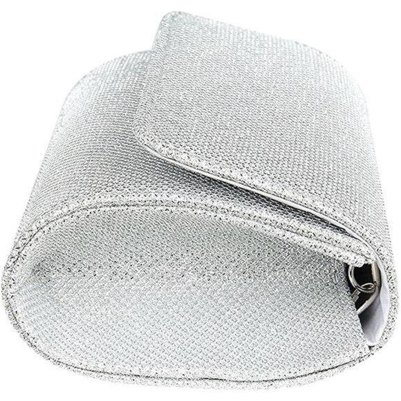 NEW With Tags Evening Bag Clutch Purses Women Ladies Sparkling Party Handbag - Picture 6 of 7